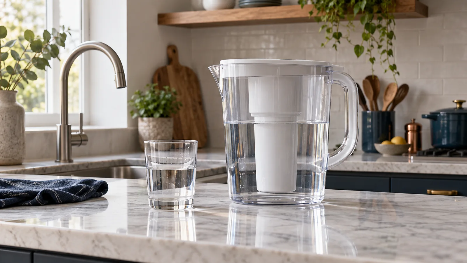Clearly Filtered review: representative filter type shown in a home kitchen