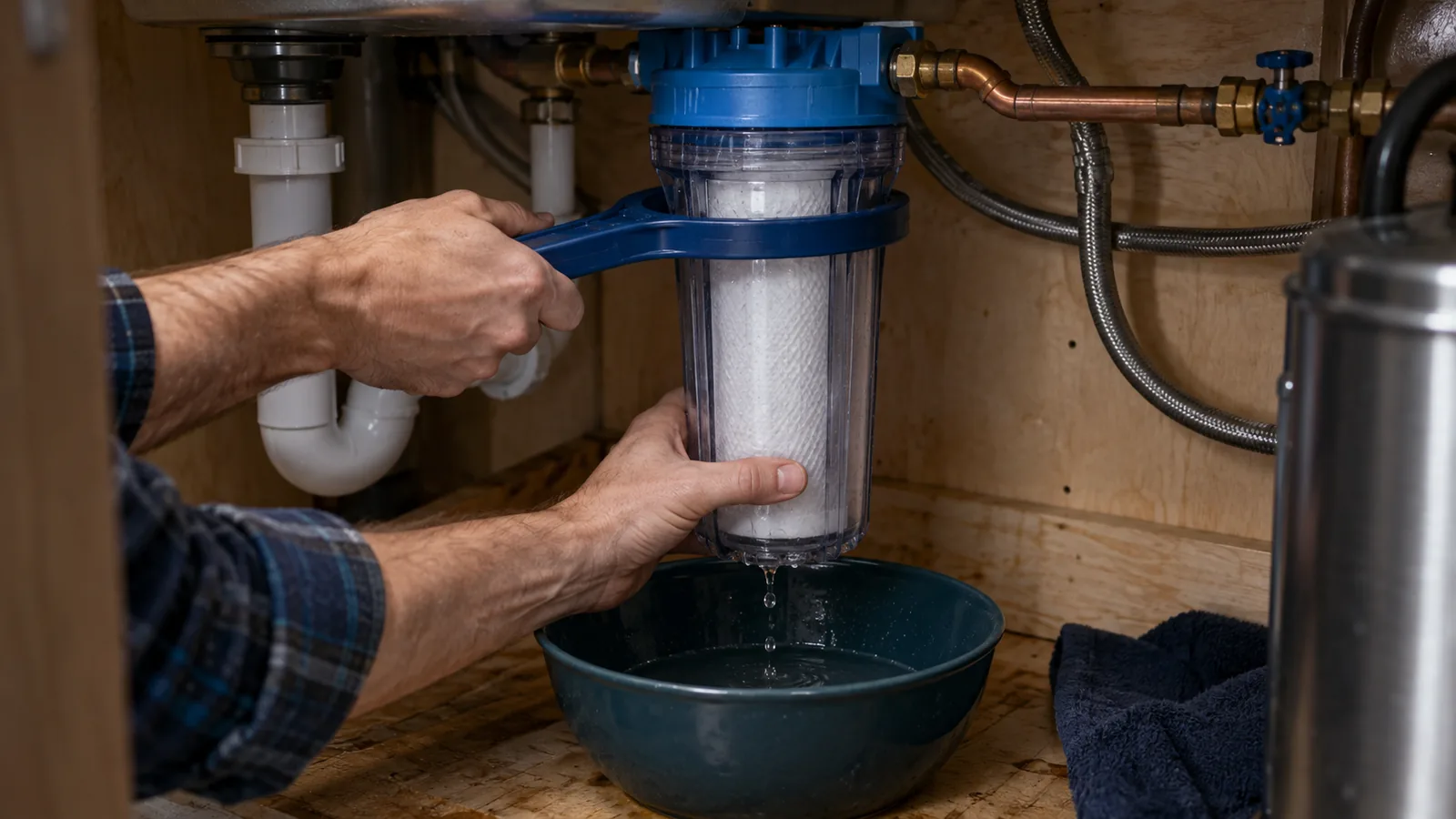 Under-Sink Filter Cartridge Replacement